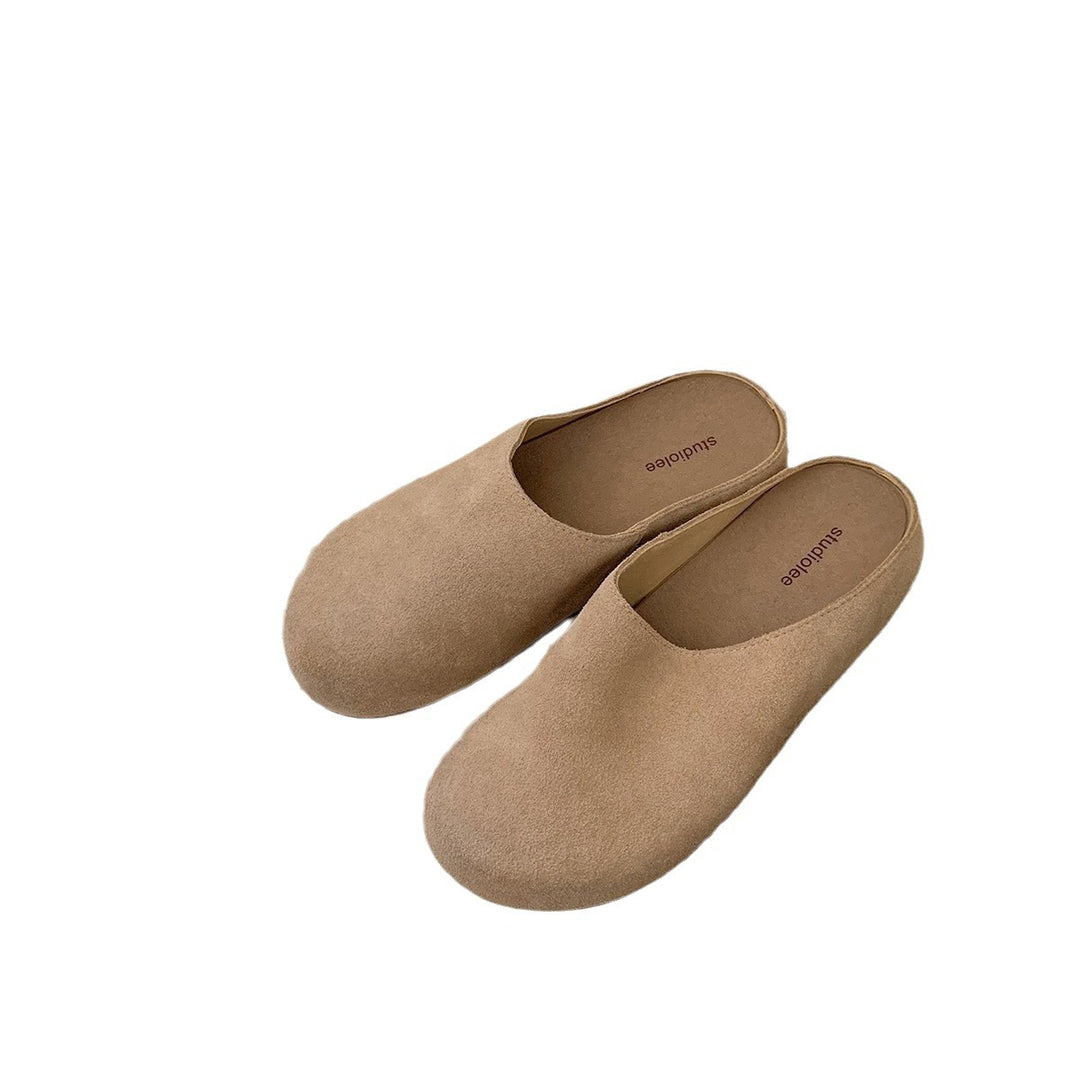 Damen Weiche Wildleder Schiebe Clogs Drune