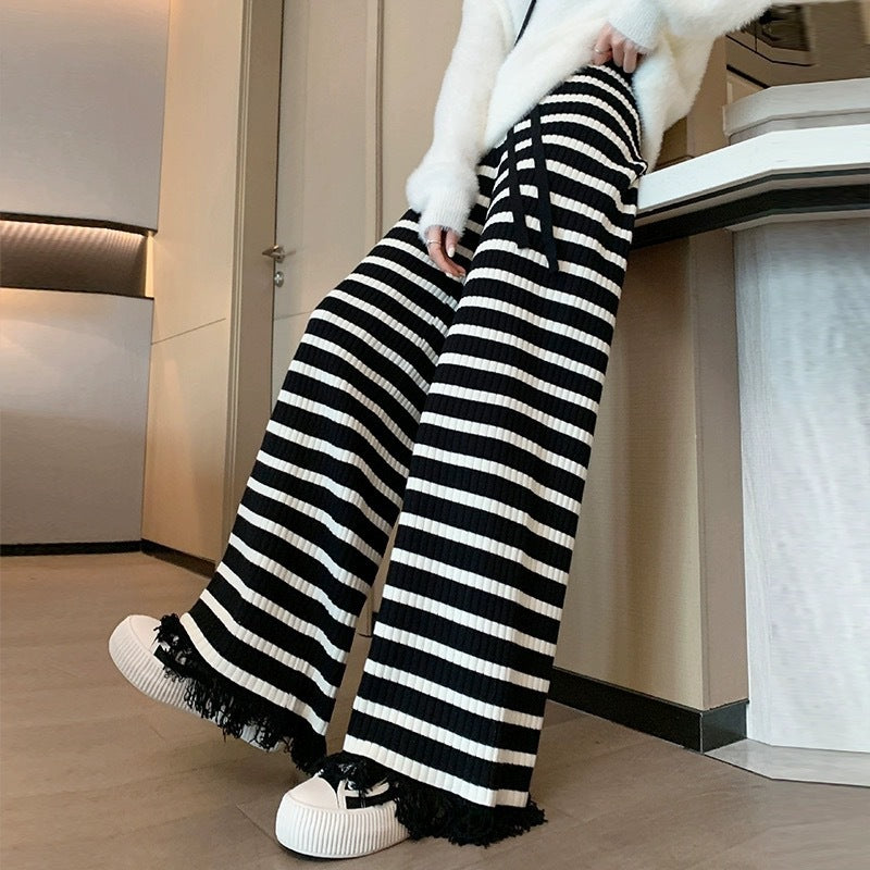 Damen Modische und bequeme Palazzo-Hose Drune