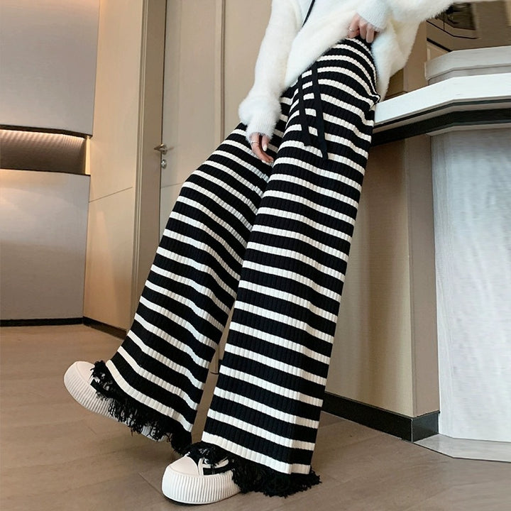 Damen Modische und bequeme Palazzo-Hose Drune