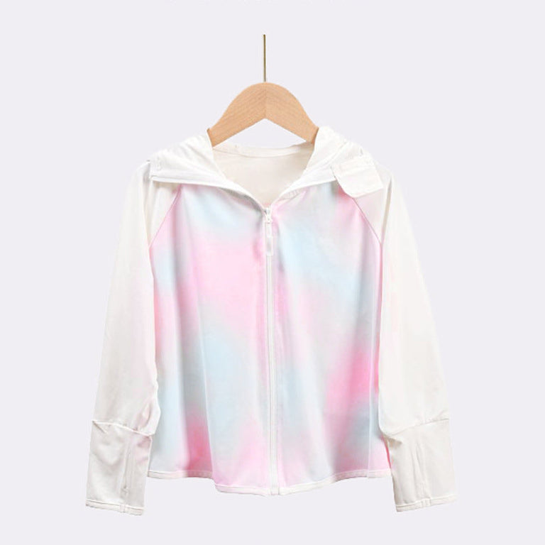 Mädchen funktionale UV-Schutzjacke mit Kapuze Drune
