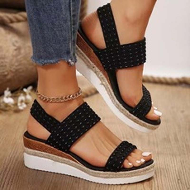 Drune | Bequeme Sommer Plateau Sandalen Mit Keil Für Frauen