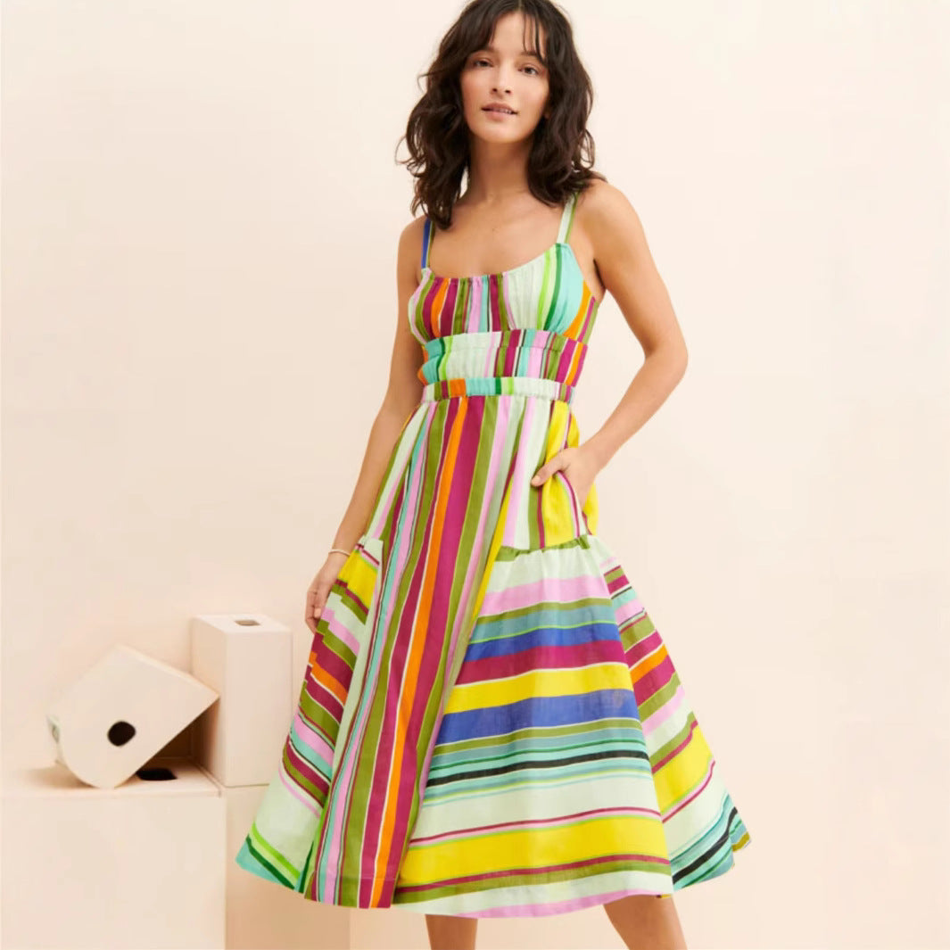 Damen Maxikleid Drune