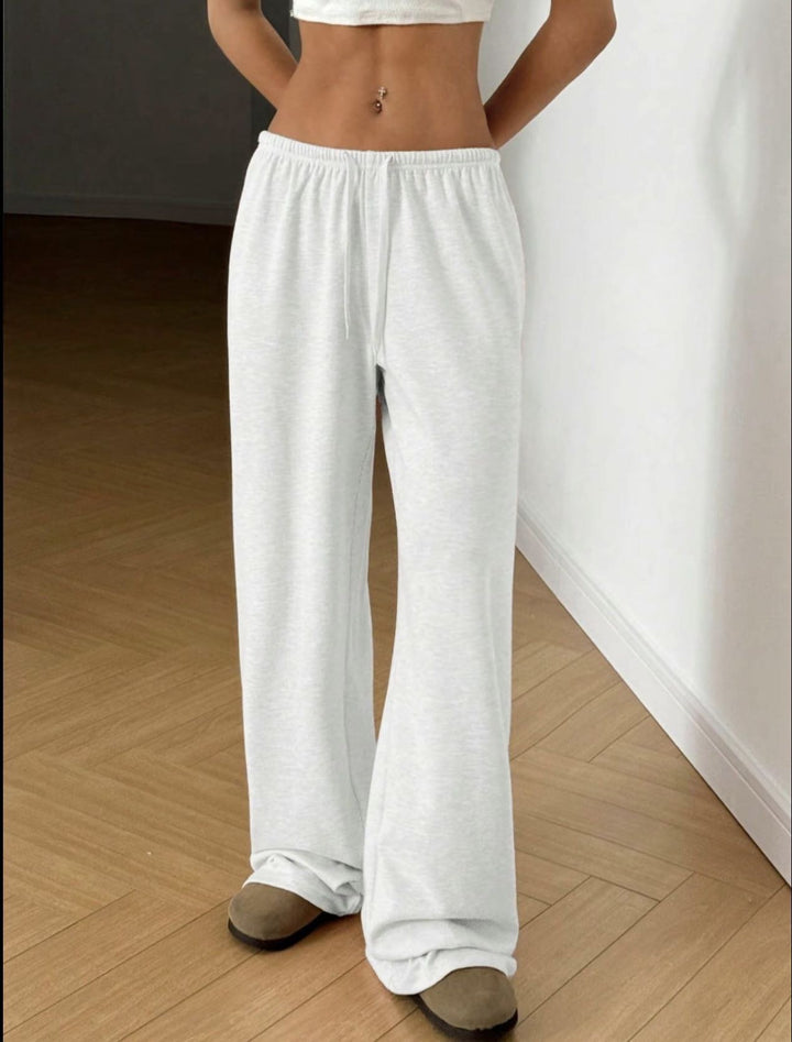 Damen Weite Sweatpants mit elastischem Bund Drune