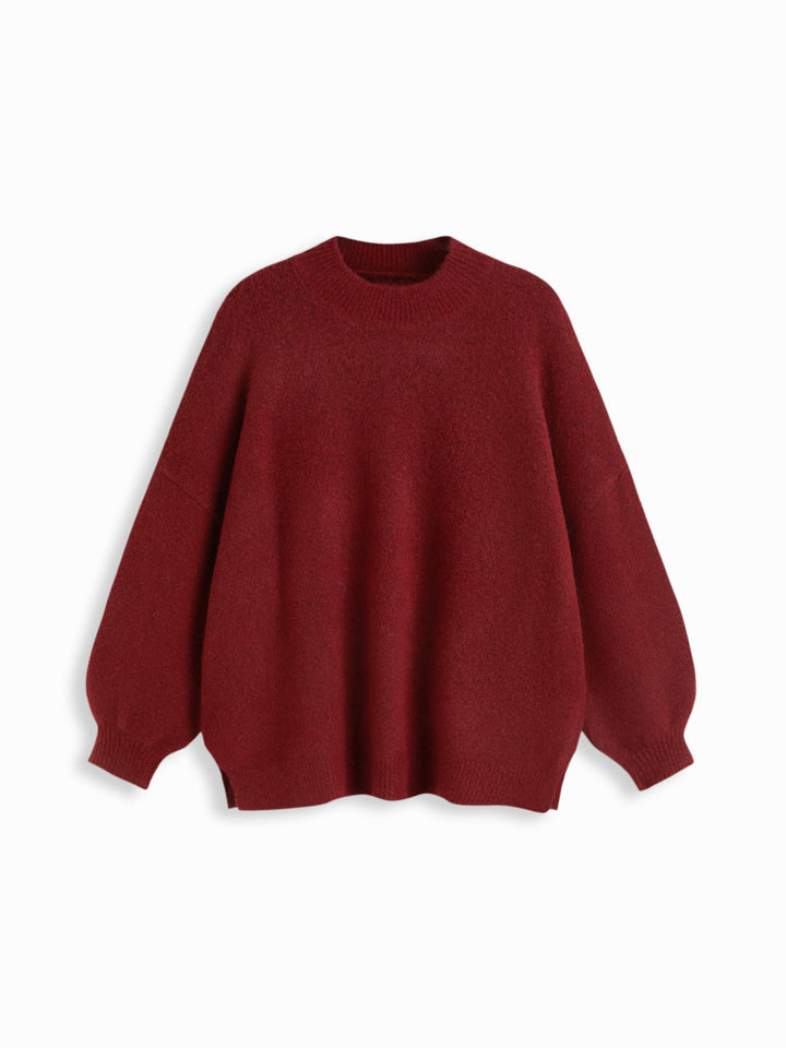 Damen Bequemer Oversized Pullover Drune