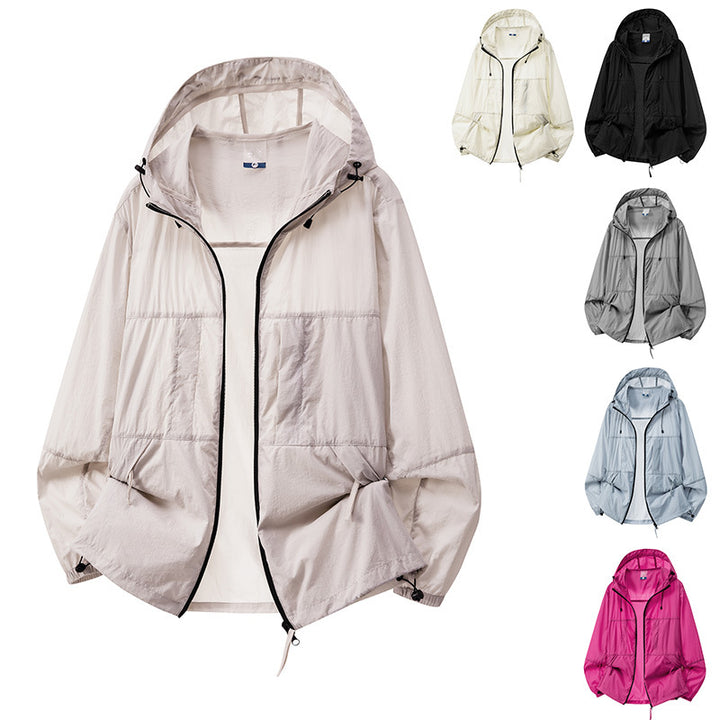 Herren Leichte Outdoor-Windjacke mit Kapuze Drune