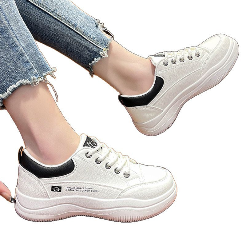 Damen Lässige Sneakers mit atmungsaktiver Oberflächenstruktur und dämpfender Sohle Drune