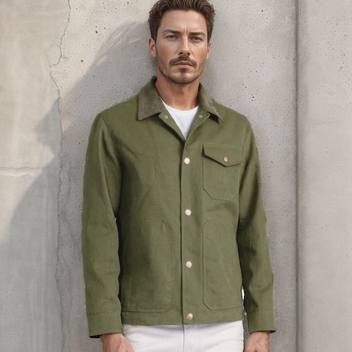 Herren trendige Jeansjacke Drune