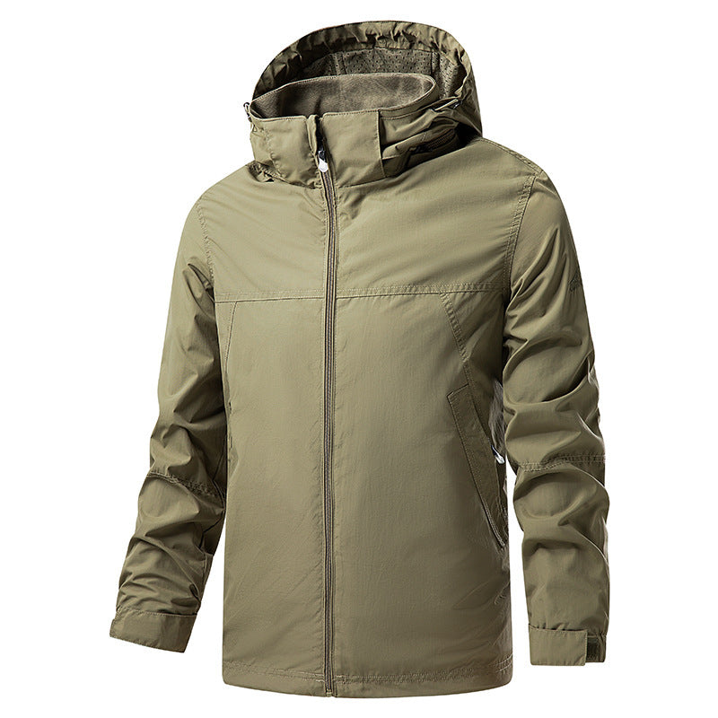 Herren Leichte Outdoorjacke mit verstellbarer Kapuze Drune 1787797788