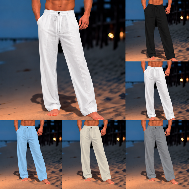 Herren elegante Chinohose mit lockerer Passform Drune