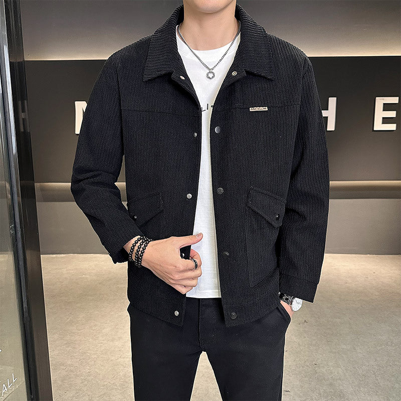 Herren Modische Cordjacke Drune