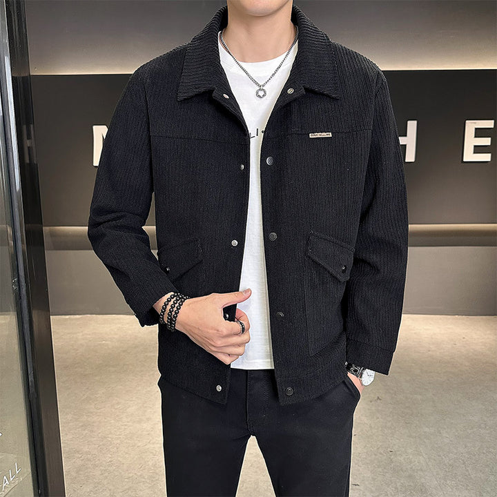 Herren Modische Cordjacke Drune