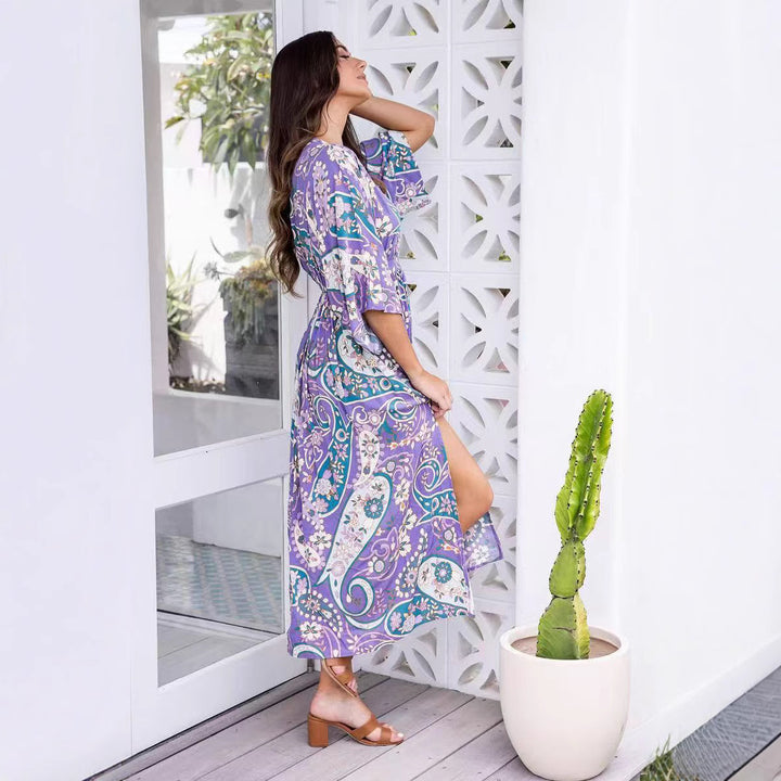 Damen Maxikleid Drune