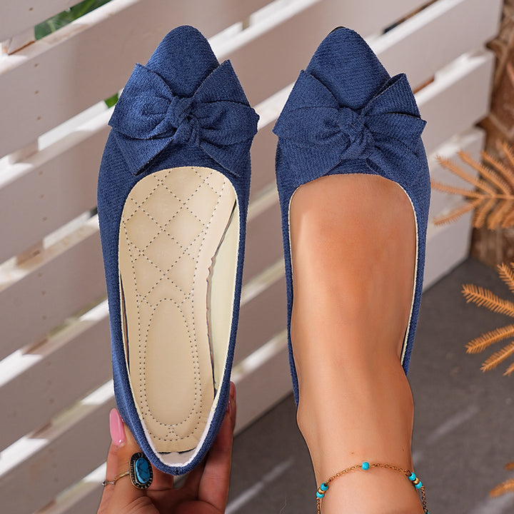 Drune | Damen Komfortable & Stilvolle Freizeitslipper Mit Schleife