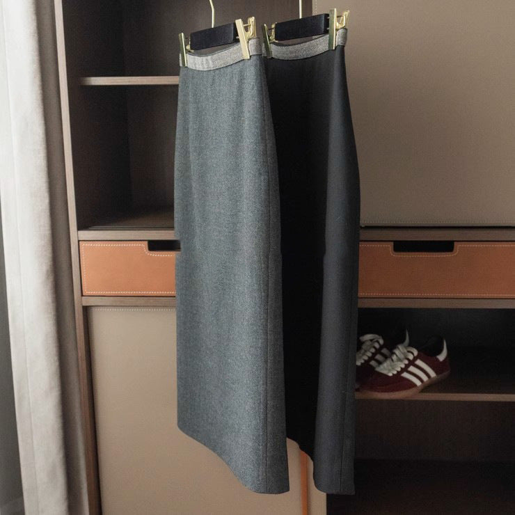 Damen Eleganter Bleistiftrock aus hochwertigem Material Drune