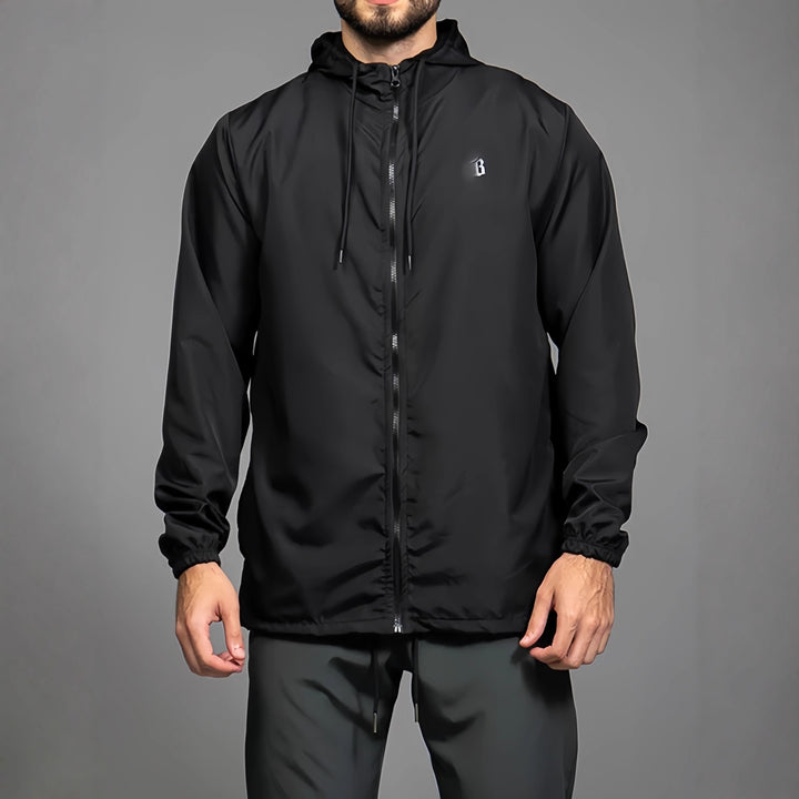 Herren Leichte Sportjacke mit Kapuze