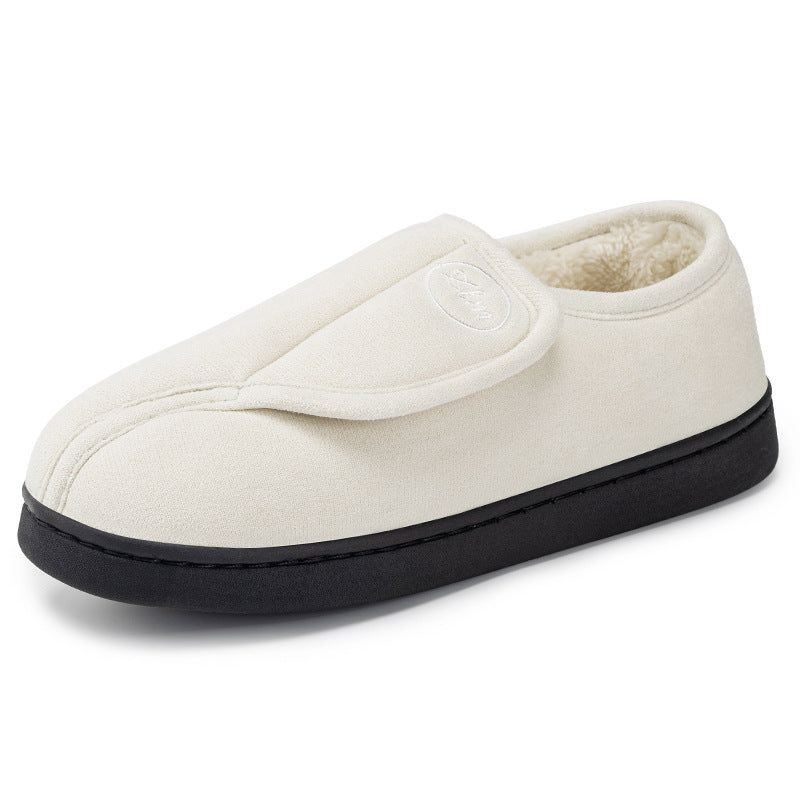 Damen Hausschuhe mit elastischem Klettverschluss und weichem Futter Drune