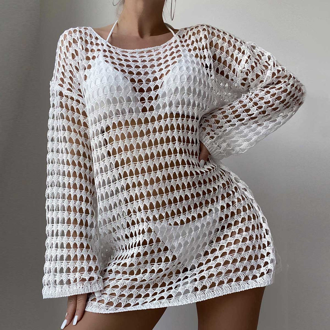 Damen schmeichelndes Stricktop mit weitem Schnitt Drune