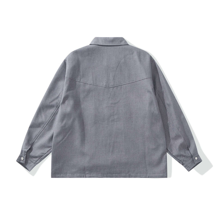 Herren Utility-Chorejacke mit durchgehendem Reißverschluss und großen Pattentaschen Drune