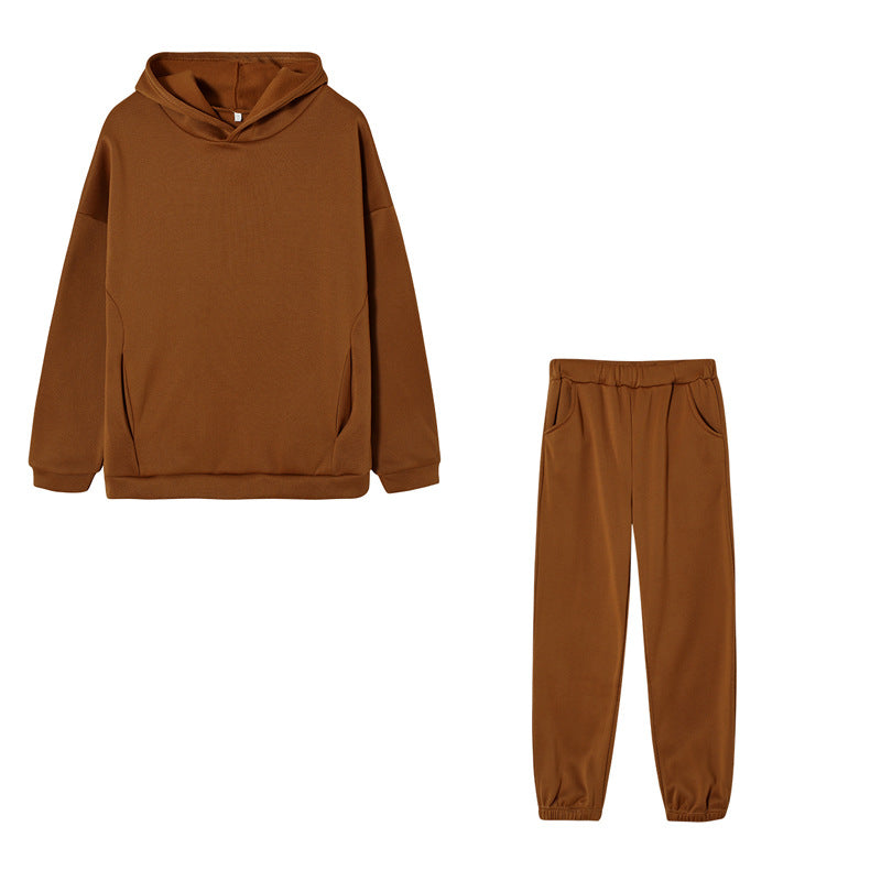 Damen Freizeit-Hoodie und Jogginghose Set Drune