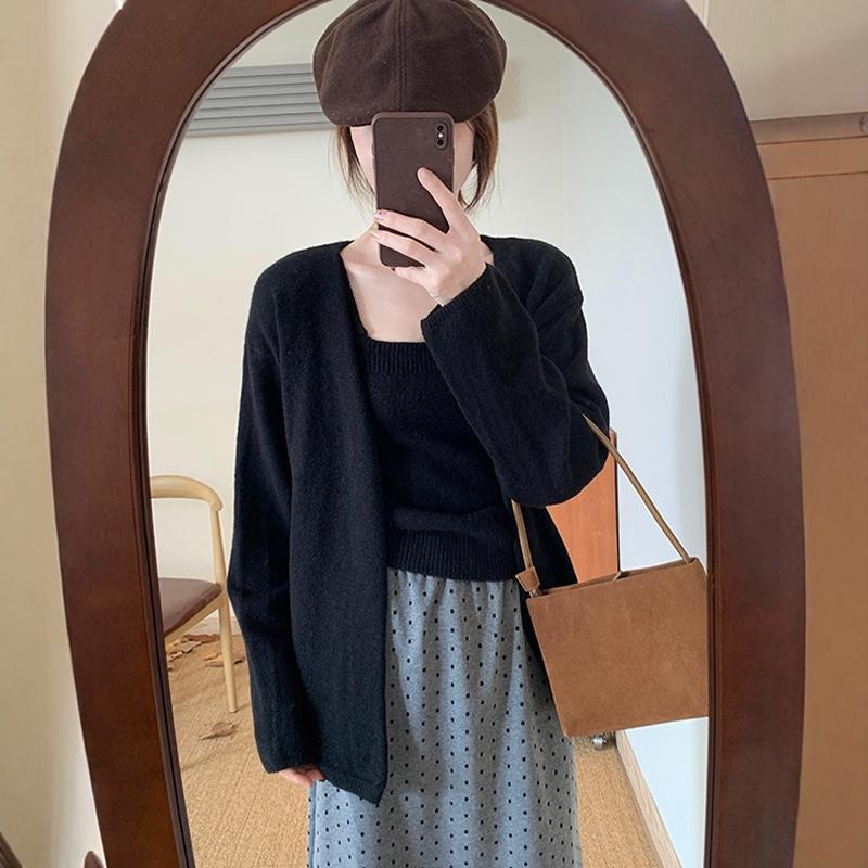Damen gemütliche Strickjacke Drune
