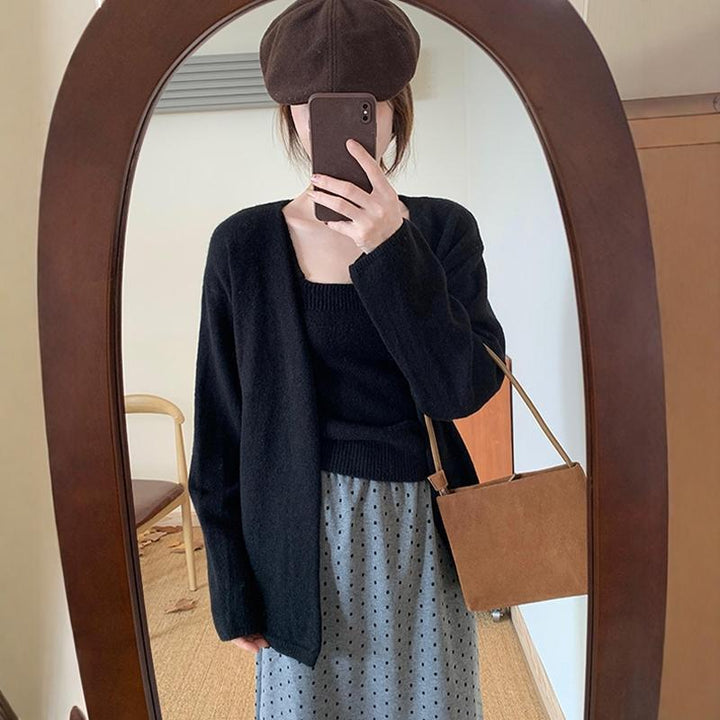 Damen gemütliche Strickjacke Drune