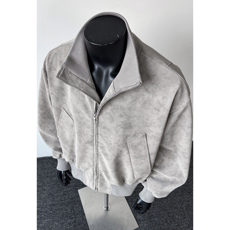 Herren Modische Oversized Bomberjacke Drune