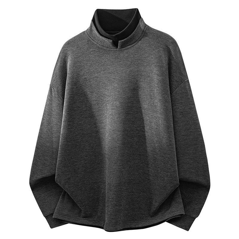 Damen Hochwertiger Stehkragen Pullover Drune