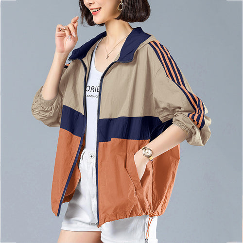 Damen Leichte Sportjacke mit praktischen Reißverschlusstaschen Drune