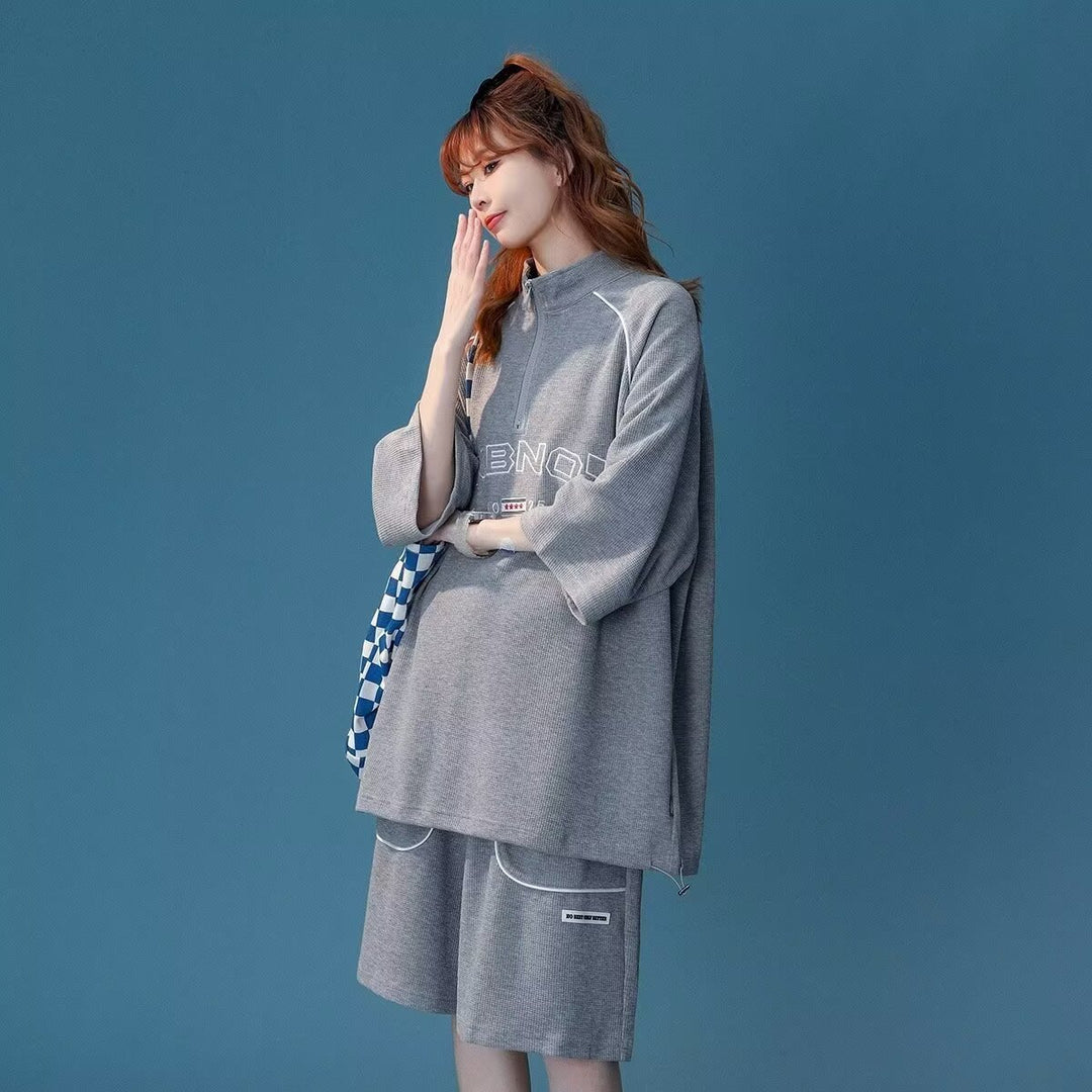 Damen Sportliches Oversized Set Drune