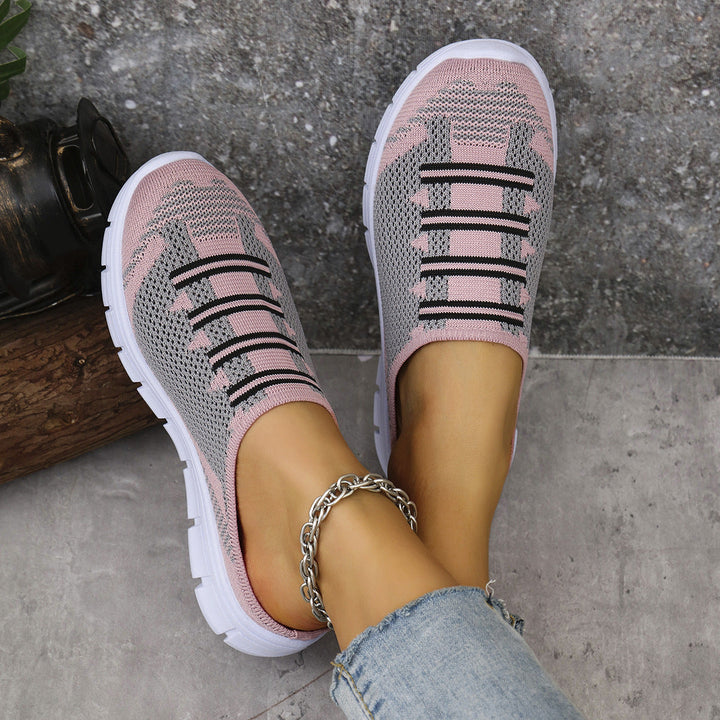 Damen luftige Sneaker-Pantoletten mit rutschfester Sohle Drune