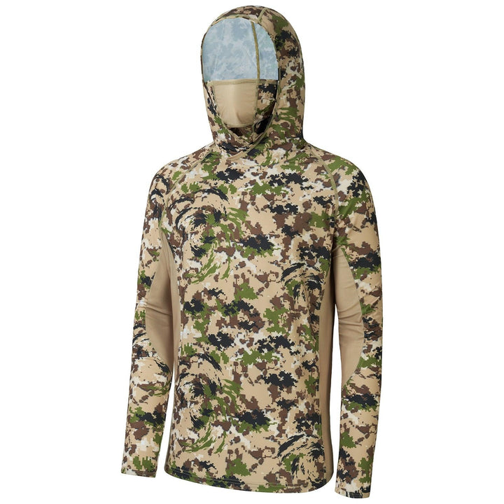 Herren Funktionales Kapuzenshirt mit UV-Schutz