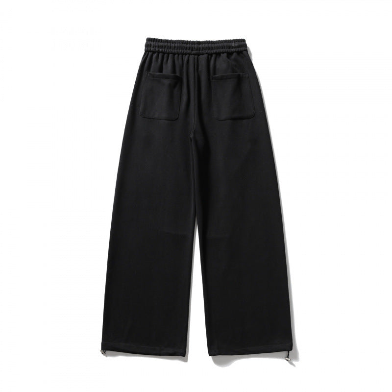 Unisex Weite Sweatpants mit Tunnelzugbund, Kordelzug und verstellbaren Beinriegeln Drune