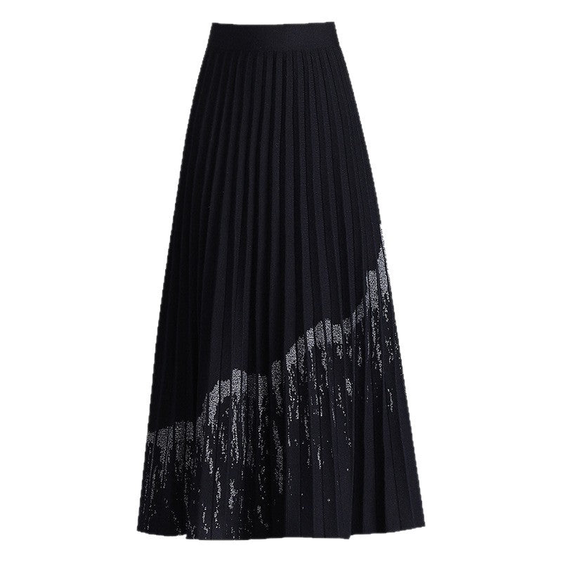 Damen Plisseerock Drune