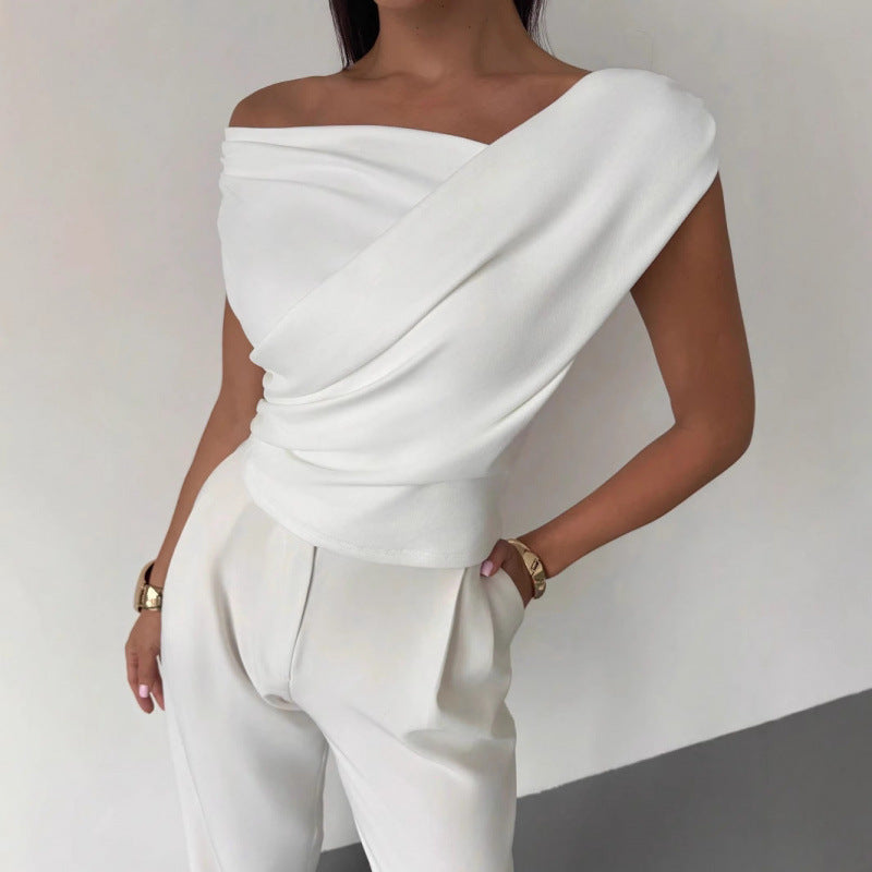 Damen Wickeloberteil mit weichem Stoff und elegantem Design Drune