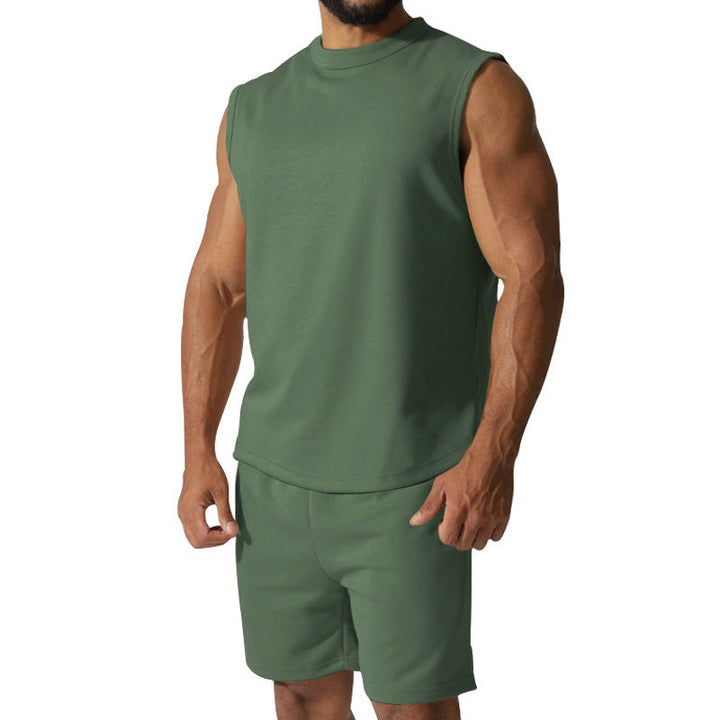 Herren sportliches Kurzarm-Set aus atmungsaktivem Material Drune