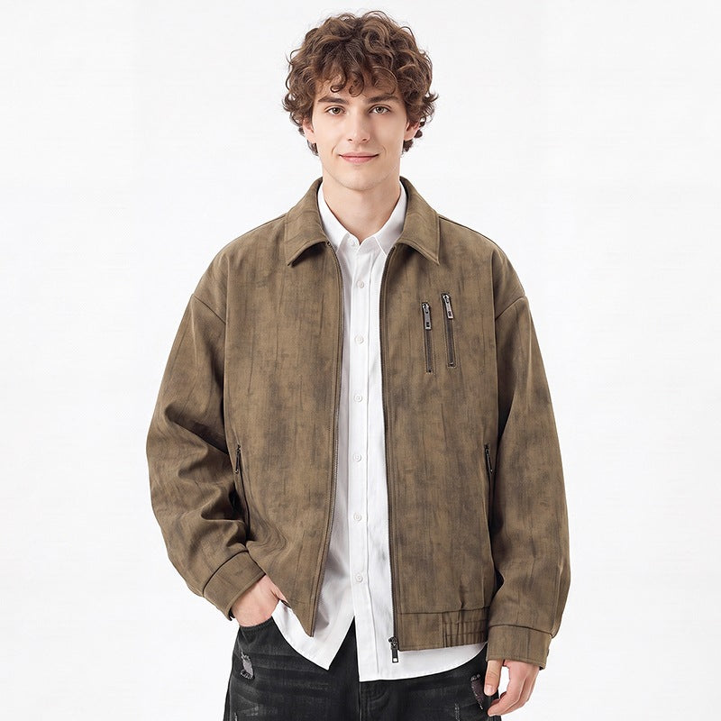 Herren Modische Casual Jacke Drune
