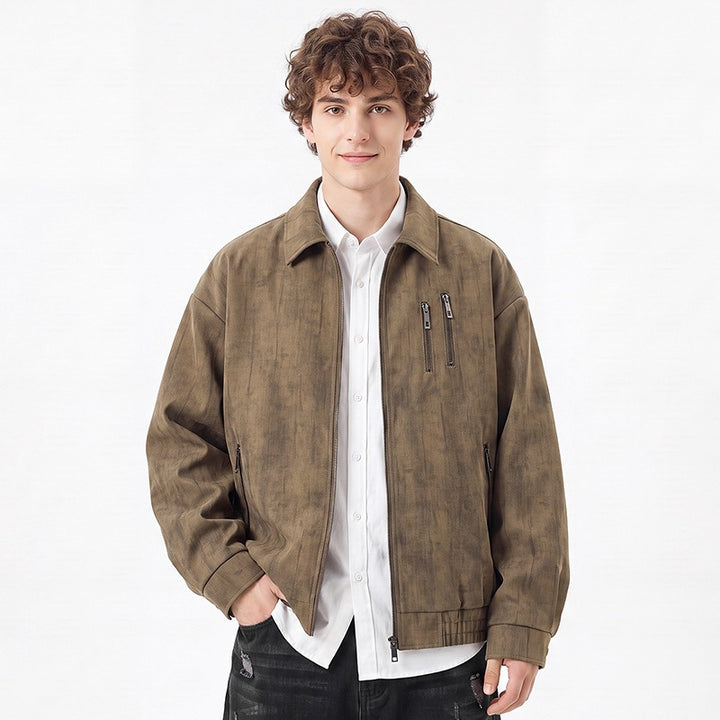 Herren Modische Casual Jacke Drune