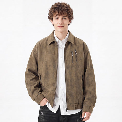 Herren Modische Casual Jacke Drune