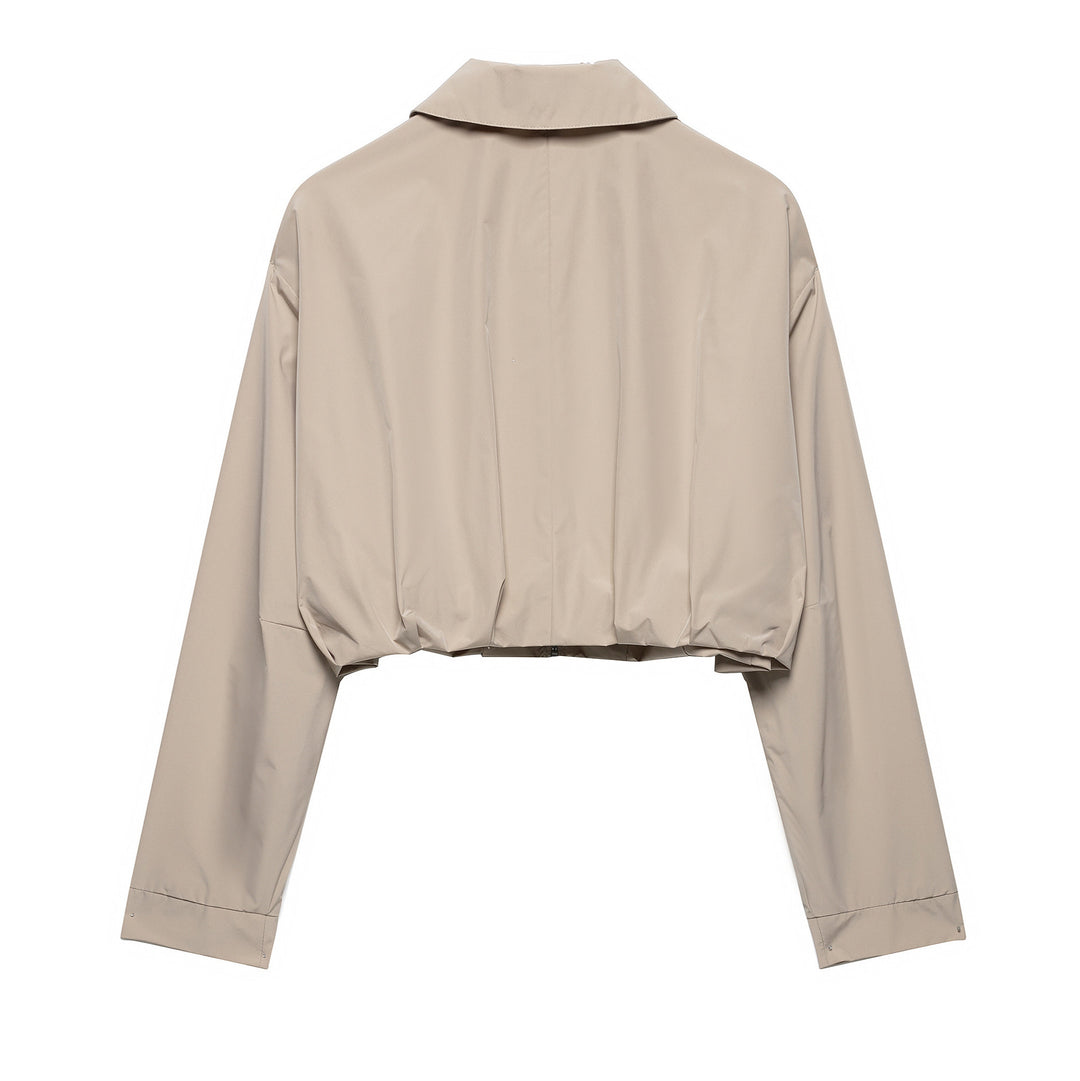 Damen modische cropped Jacke Drune