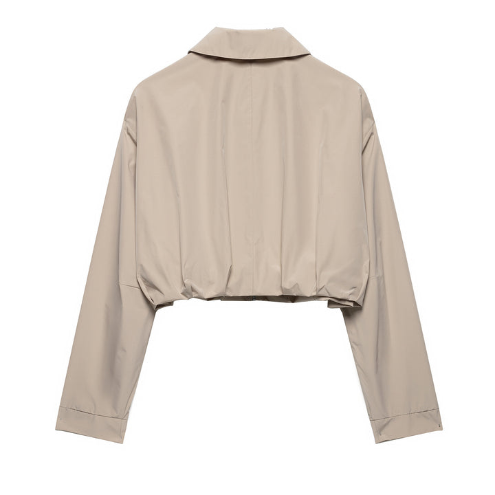 Damen modische cropped Jacke Drune