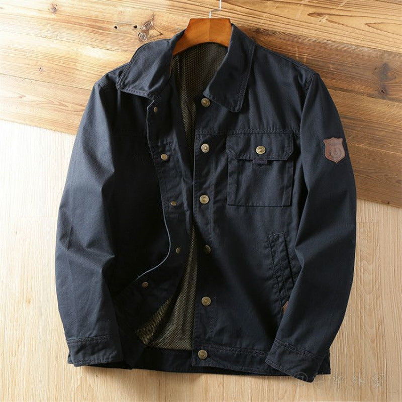 Herren Praktische Übergangsjacke mit zahlreichen Taschen Drune