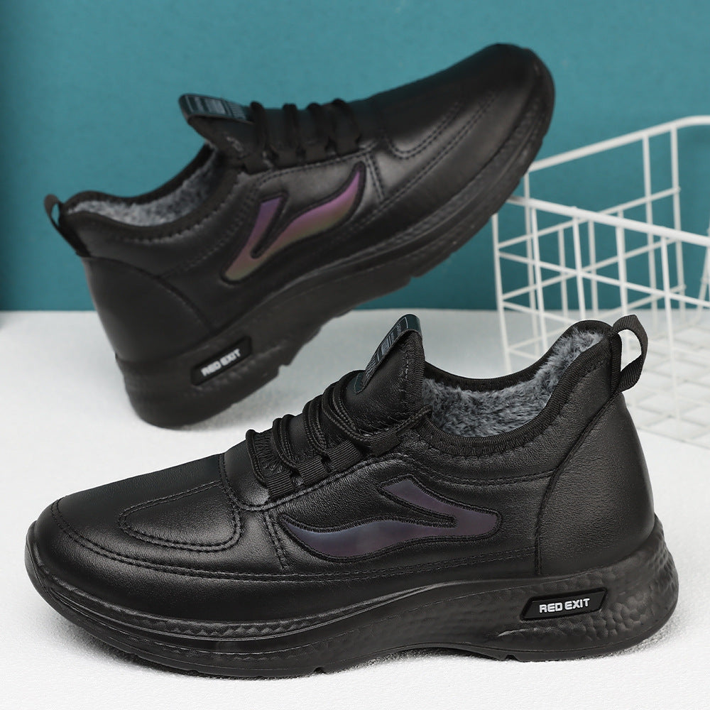 Damen Sportliche Lammfell-Sneaker mit rutschfester Sohle Drune