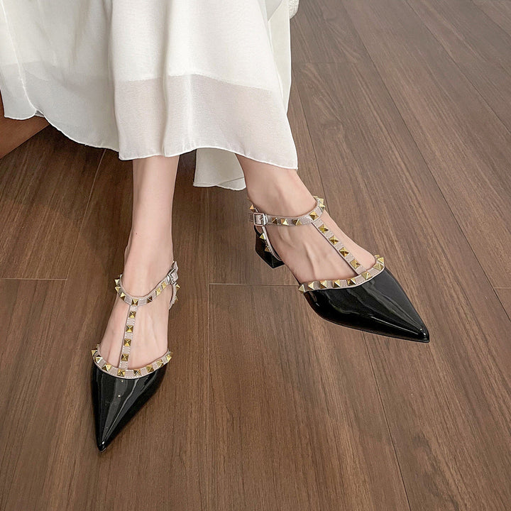 Damen Slingback-Pumps mit elegantem Nieten-Design Drune