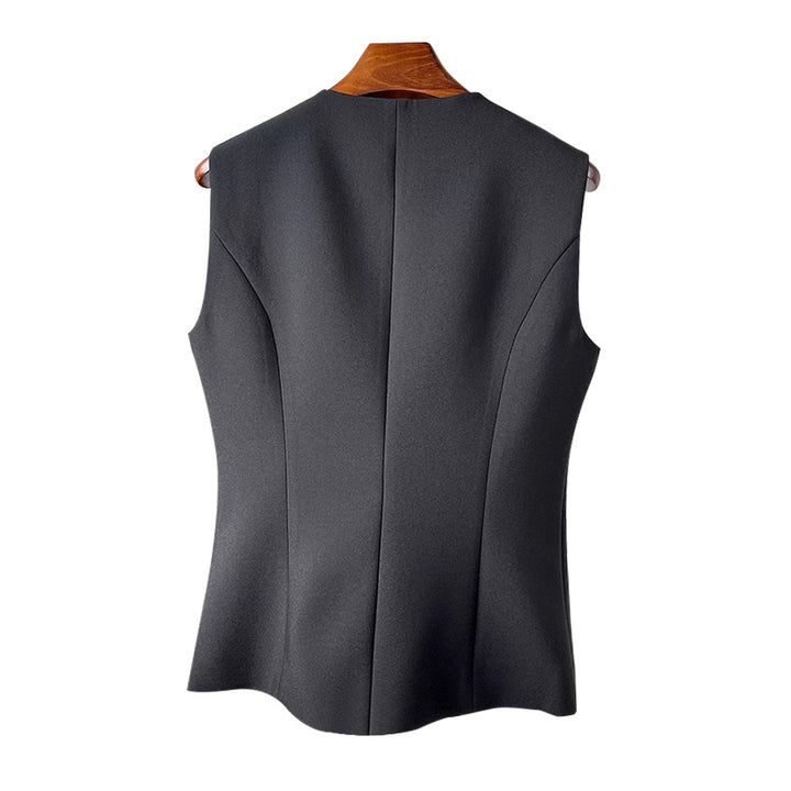 Damen Stilvolle ärmellose Blazer-Weste Drune
