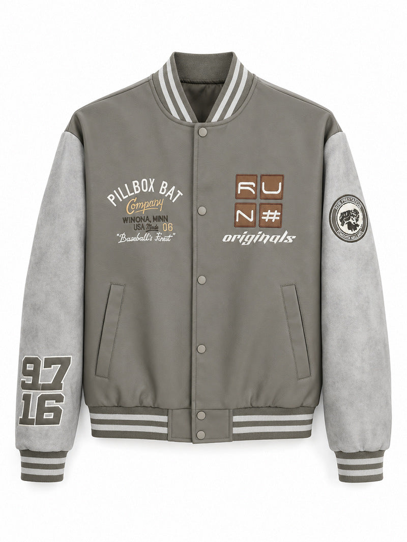 Herren Modische Baseballjacke Drune