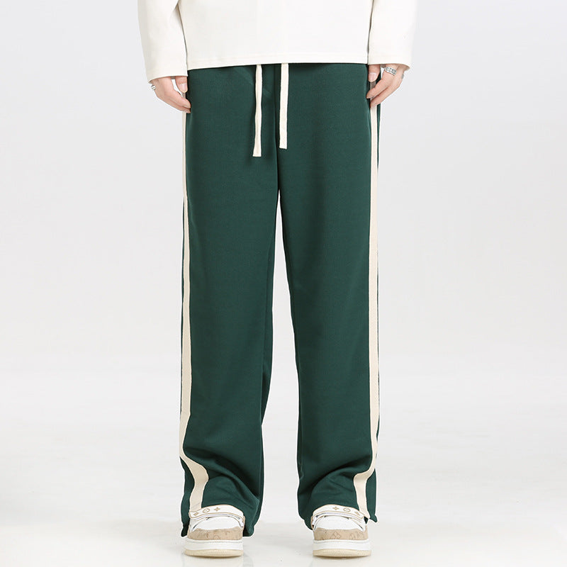 Herren Sportliche Lounge-Hose mit seitlichen Streifen Drune