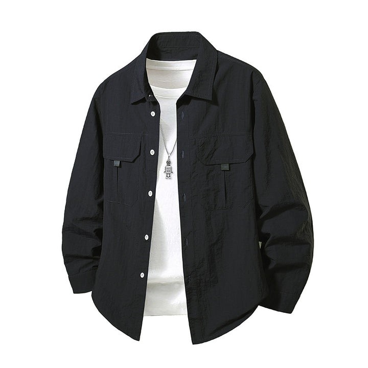 Herren Lässige Hemdjacke Drune