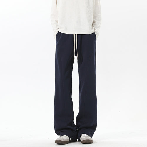 Herren Oversize‑Sweathose im Baggy‑Cut mit Tunnelzug und dekorativen Nähten Drune