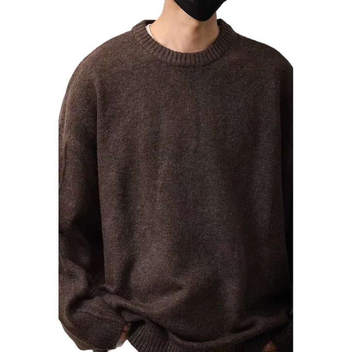 Herren Gemütlicher Oversized Pullover Drune
