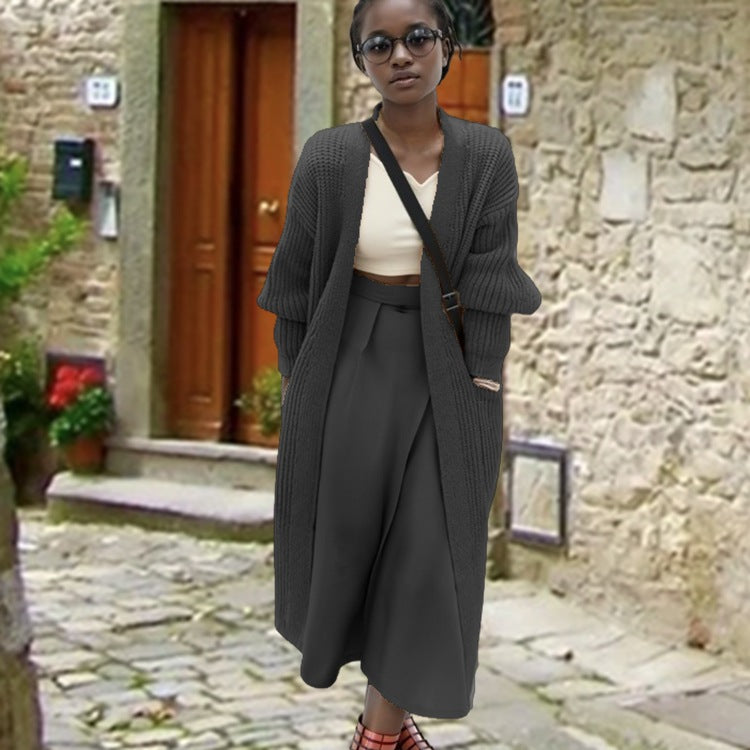 Damen Langstrickcardigan mit lässiger Silhouette und praktischen Taschen Drune